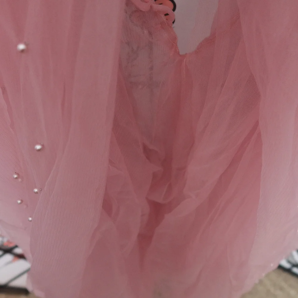Flowy Pink Maternity Photo Shoot Dress Size XL - Picture 6 of 13